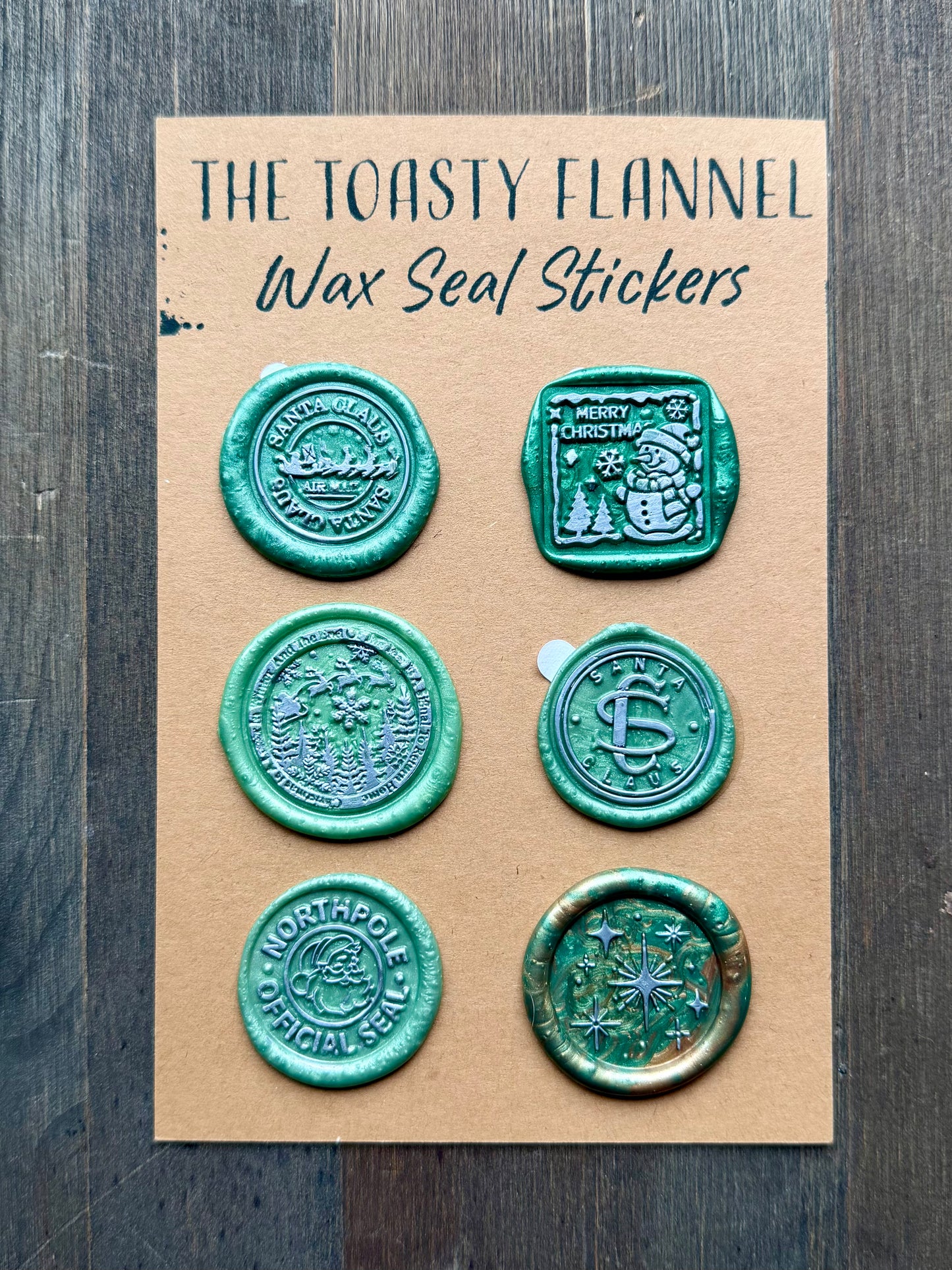 Handpoured Wax Seal Sticker Packs