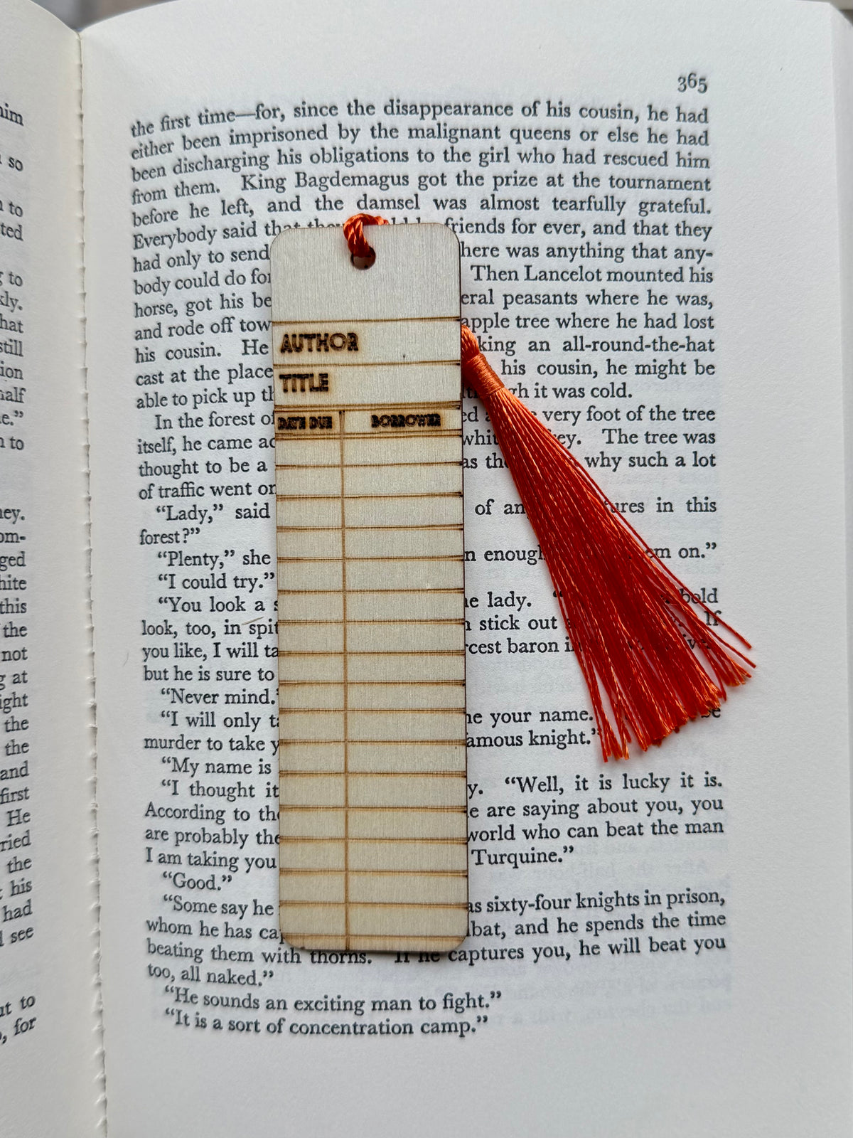 Wooden Bookmark