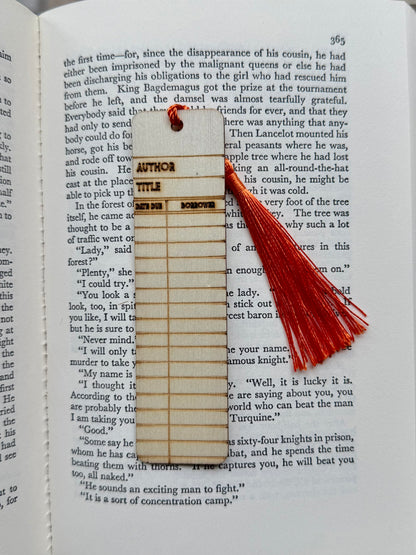 Wooden Bookmark