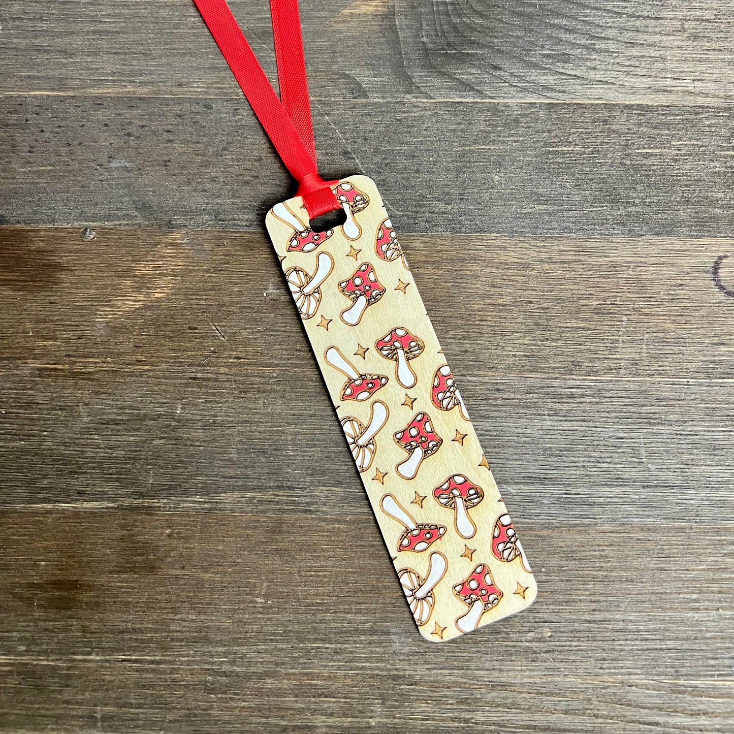 Wooden Engraved Bookmark