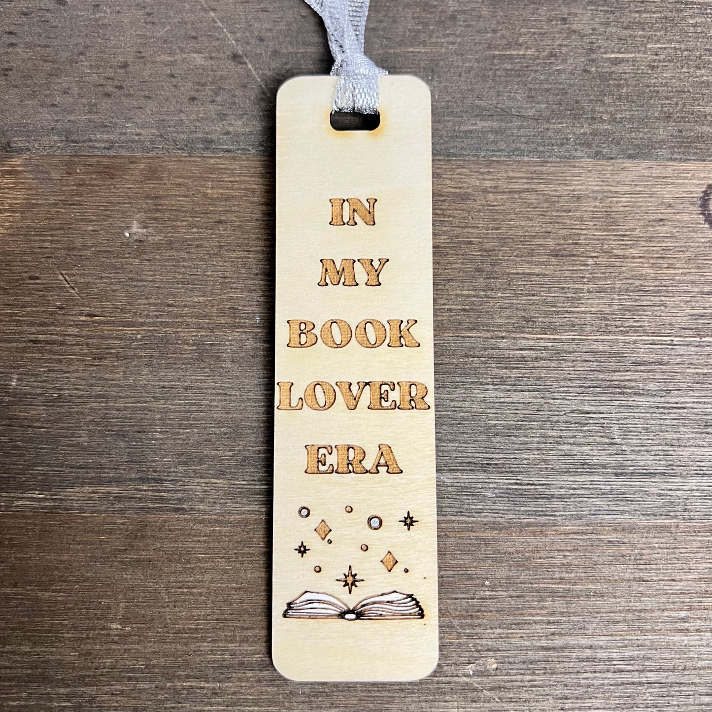 Wooden Engraved Bookmark