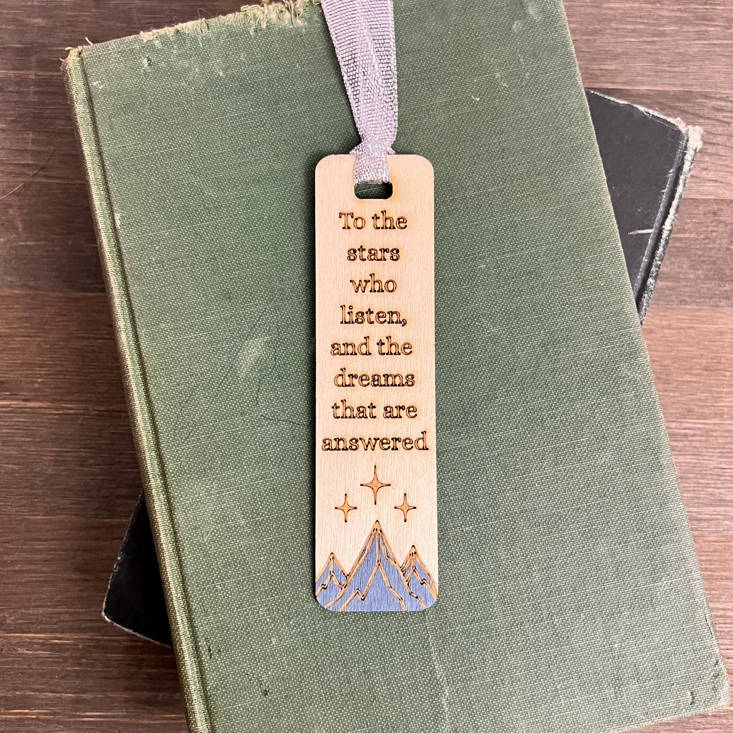 Wooden Engraved Bookmark