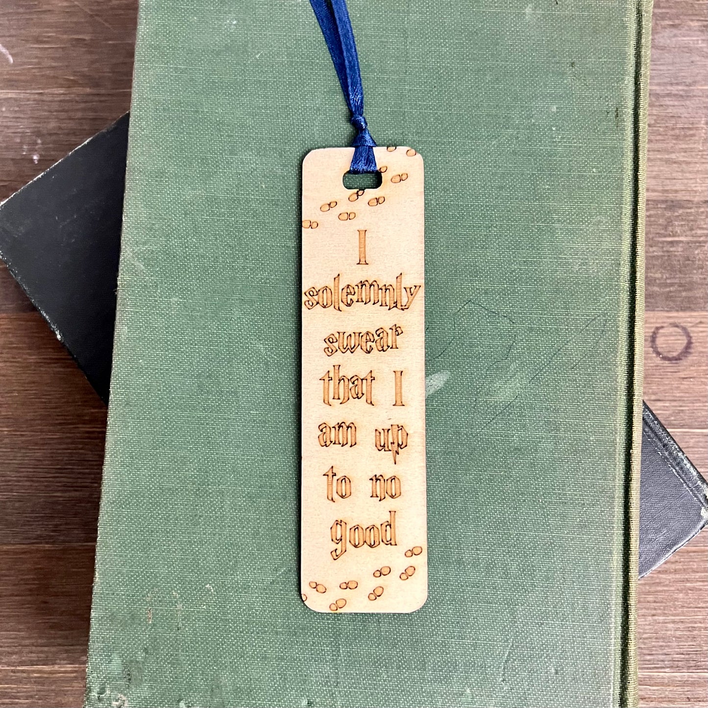 Wooden Engraved Bookmark