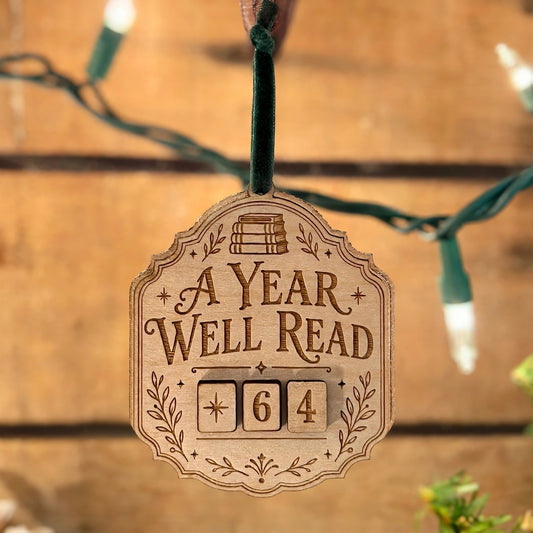 A Year Well Read – Reading Tracker Ornament Kit