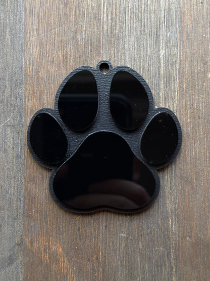 Acrylic Paw Print Ornament