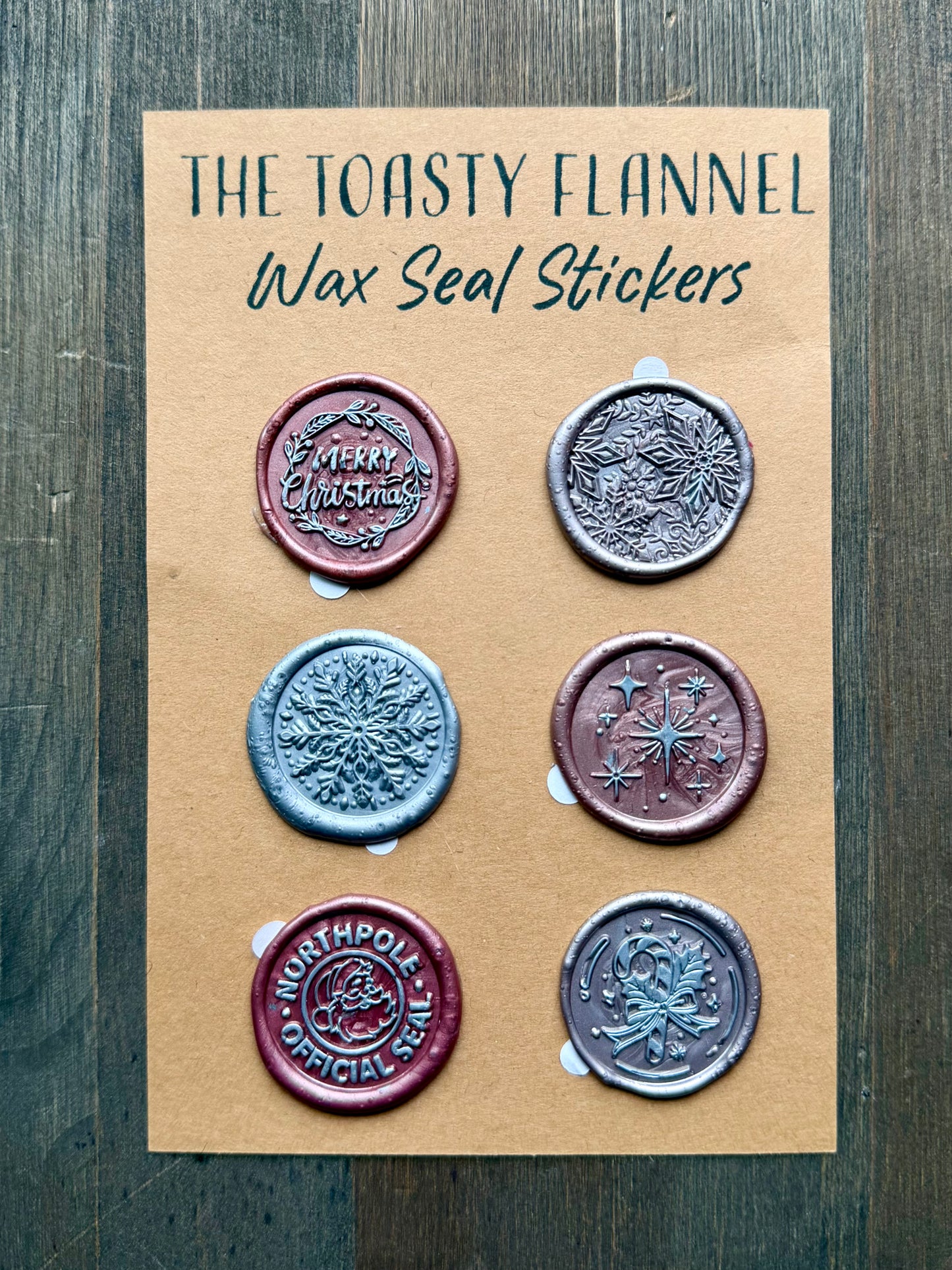 Handpoured Wax Seal Sticker Packs