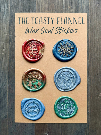 Handpoured Wax Seal Sticker Packs