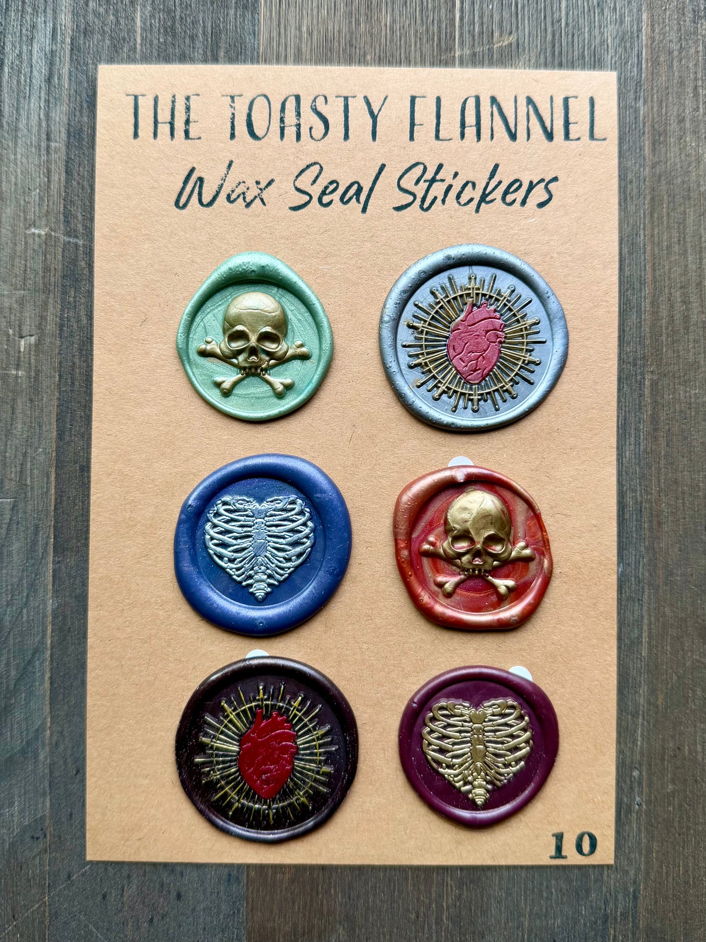 Handpoured Wax Seal Sticker Packs