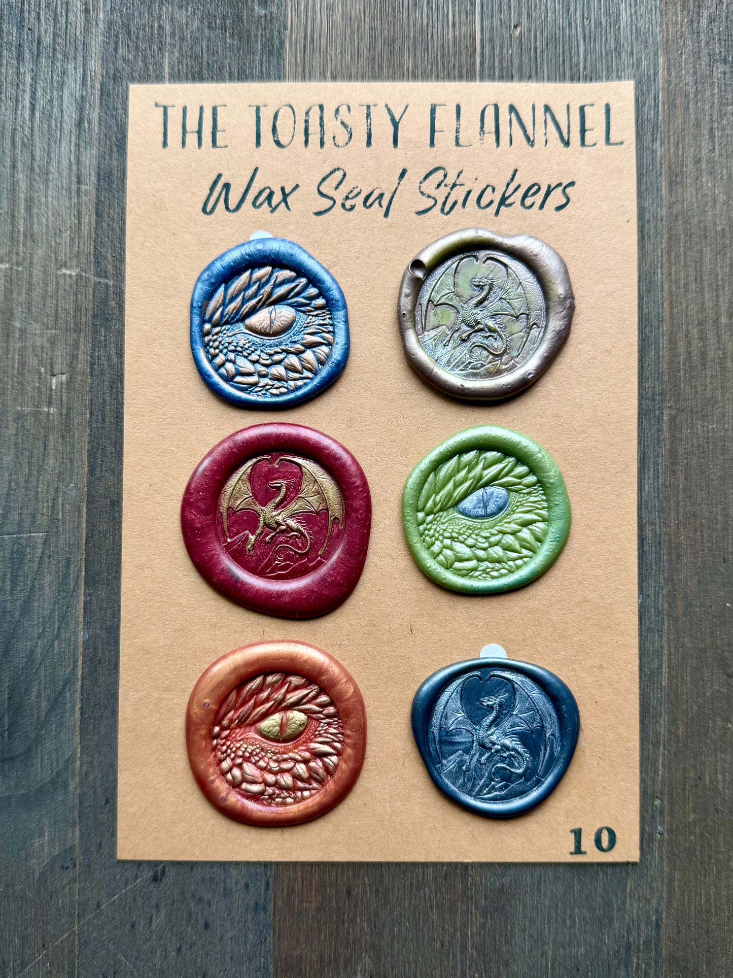 Handpoured Wax Seal Sticker Packs