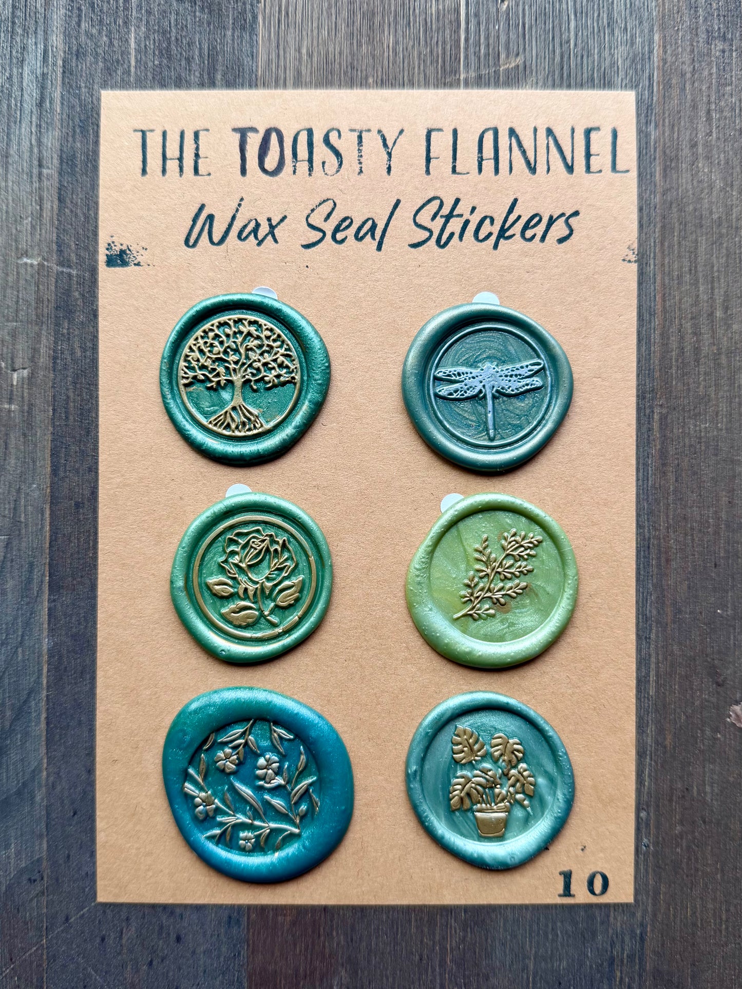 Handpoured Wax Seal Sticker Packs