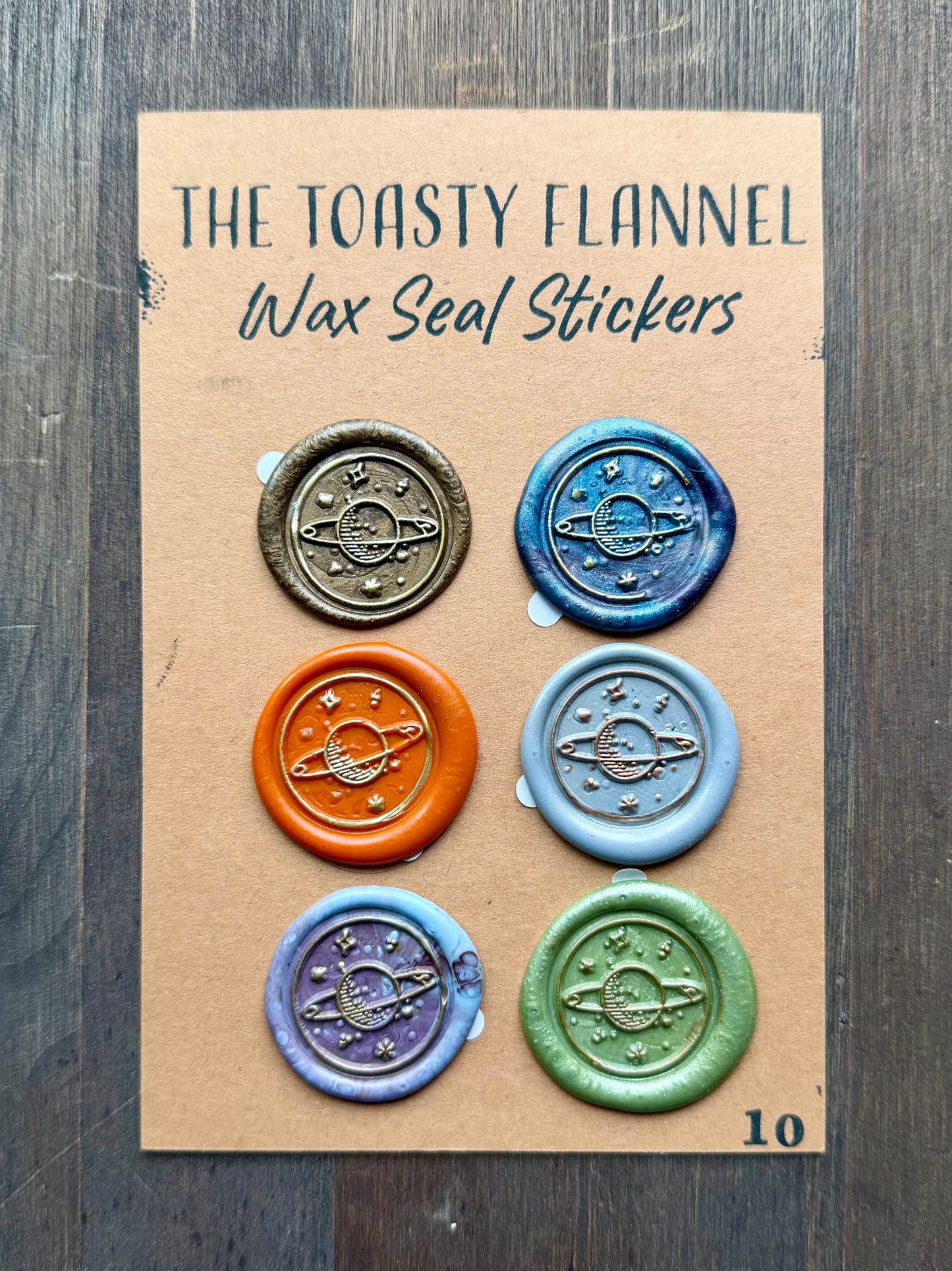 Handpoured Wax Seal Sticker Packs
