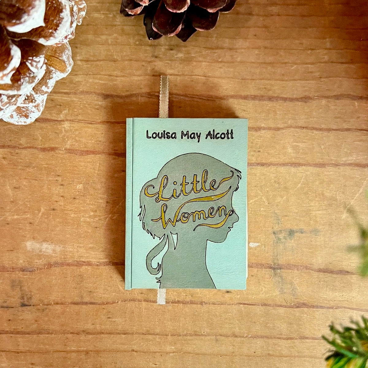 Mini Book Ornament
