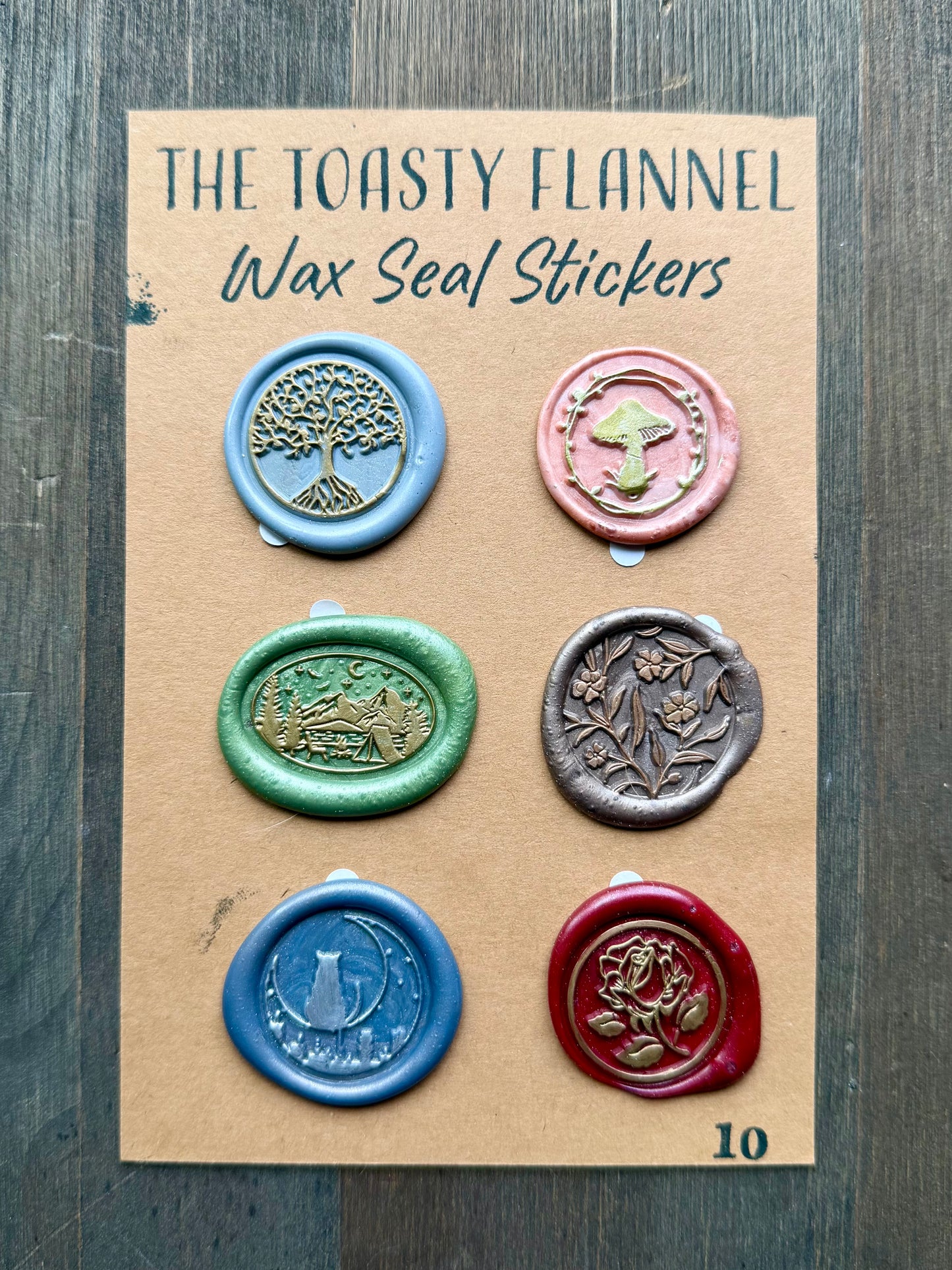 Handpoured Wax Seal Sticker Packs