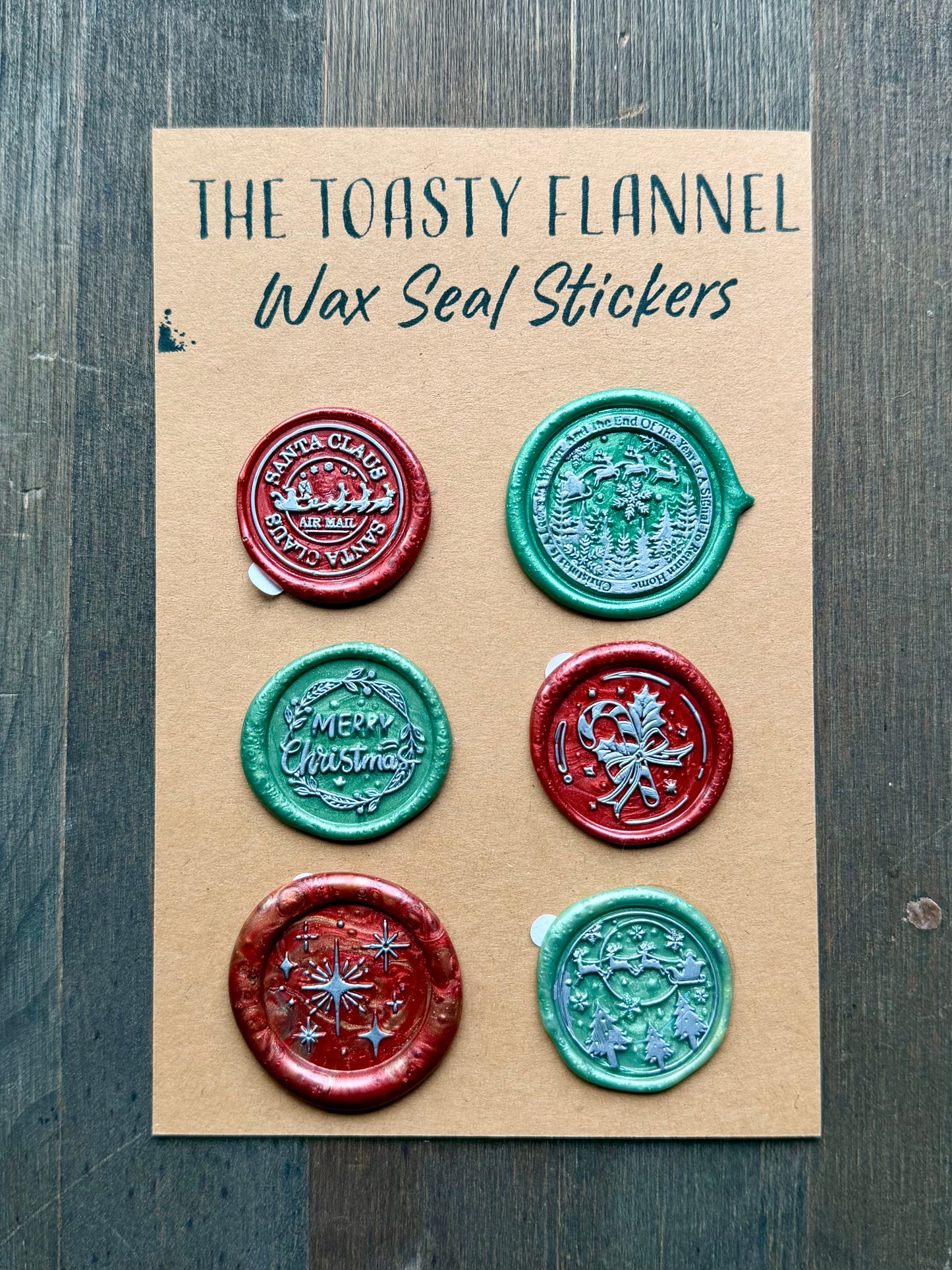 Handpoured Wax Seal Sticker Packs