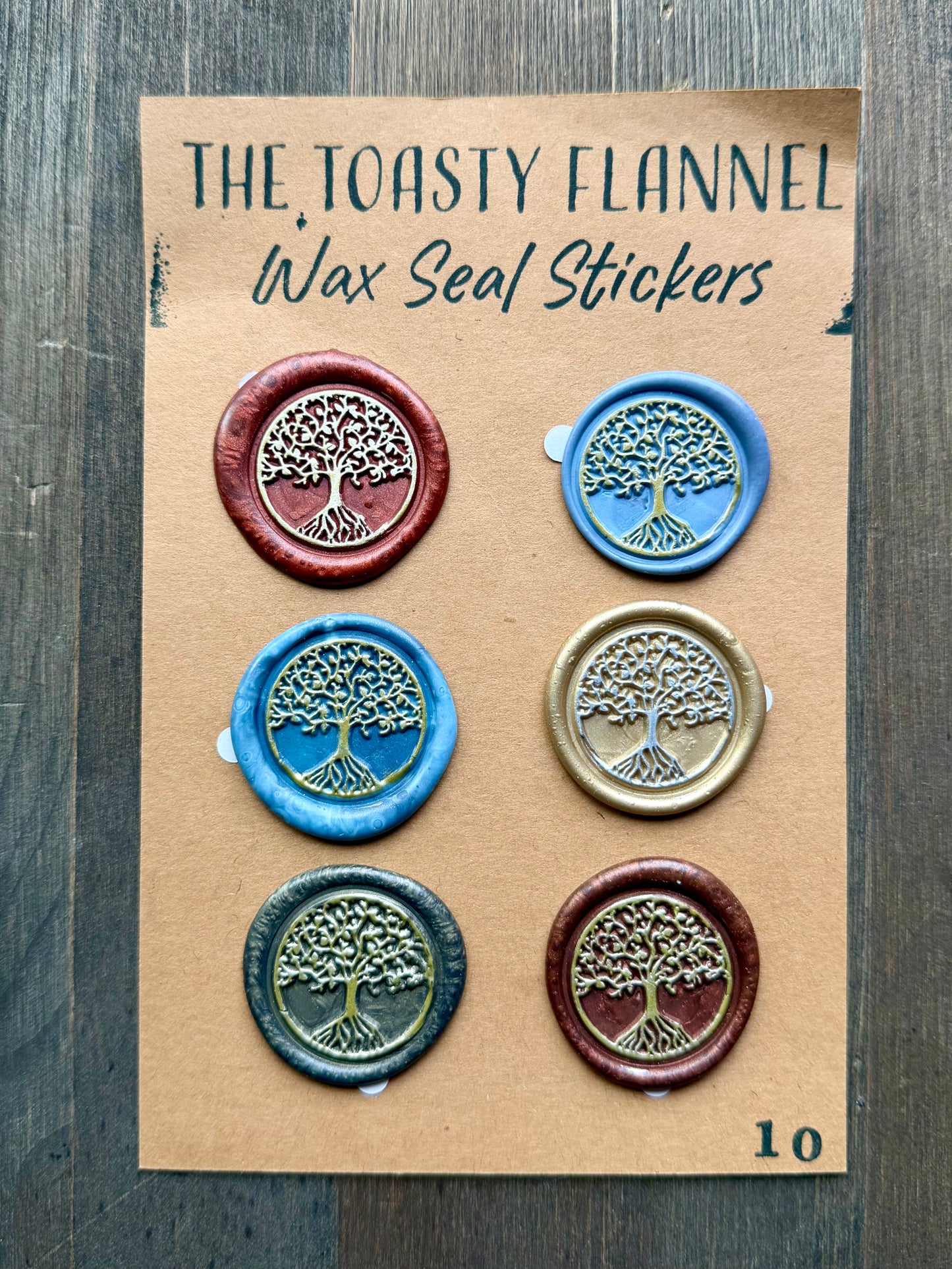 Handpoured Wax Seal Sticker Packs