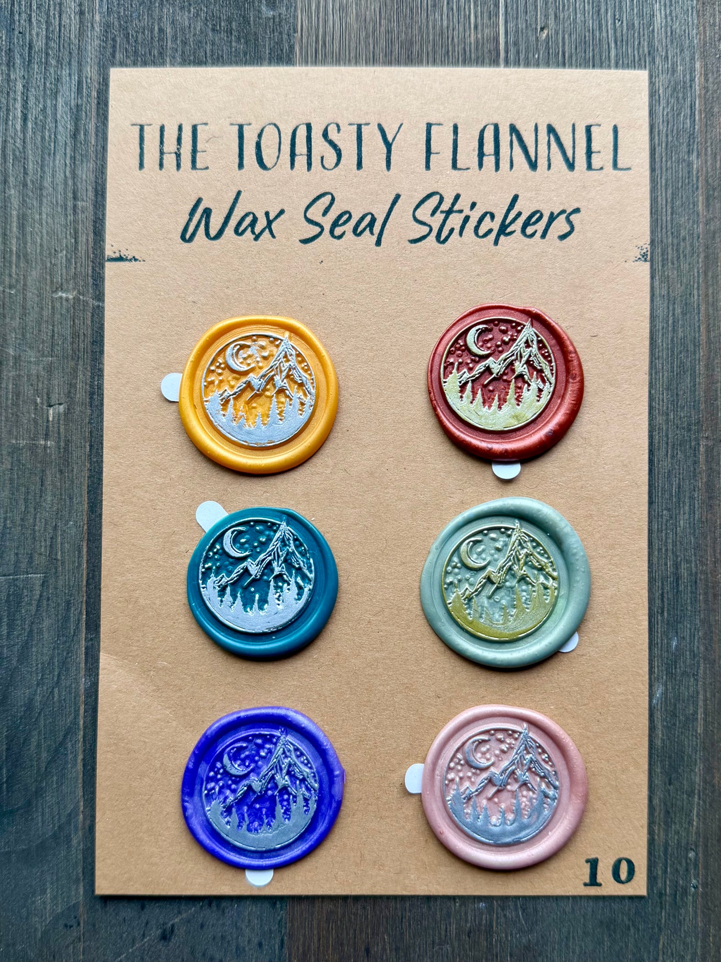 Handpoured Wax Seal Sticker Packs