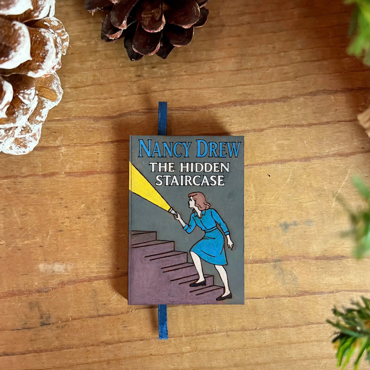 Mini Book Ornament