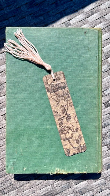 Wooden Engraved Bookmark