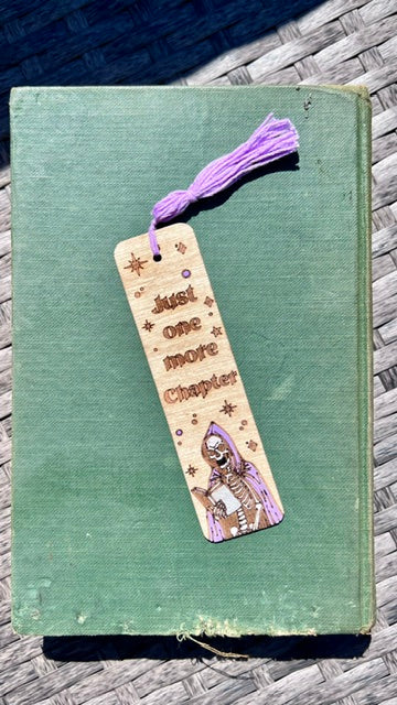 Wooden Engraved Bookmark