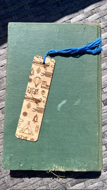 Wooden Engraved Bookmark