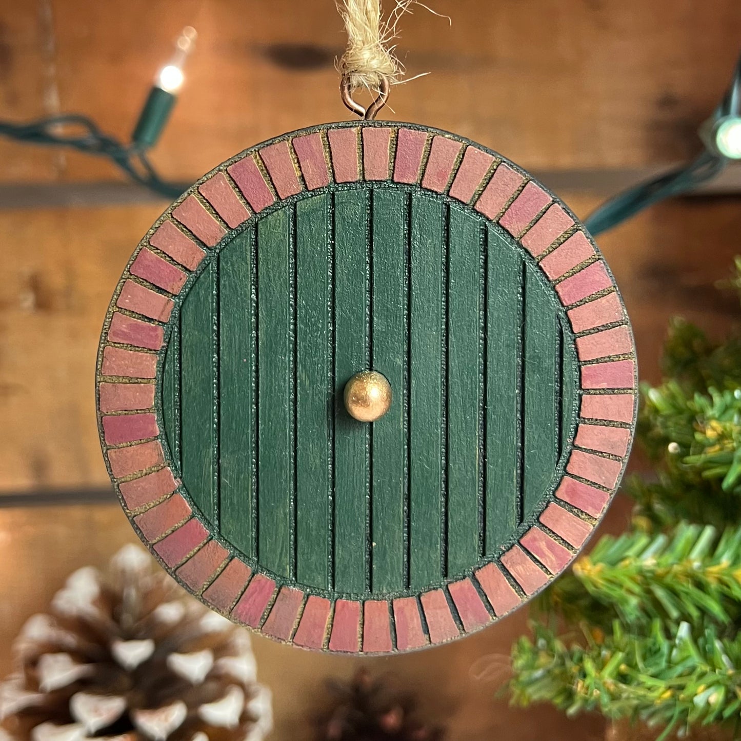 LOTR Inspired Hobbit / Bilbo's Door Ornament