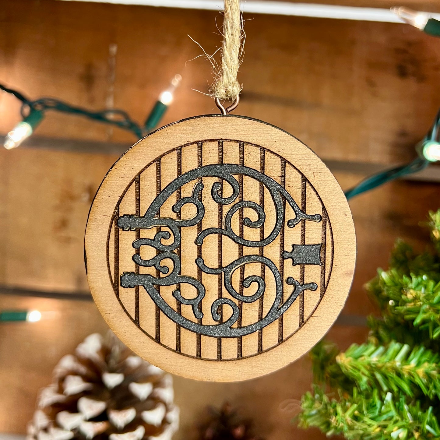 LOTR Inspired Hobbit / Bilbo's Door Ornament