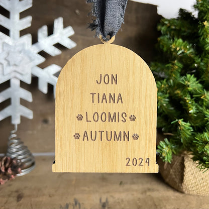 Custom Snow Globe & Truck Ornament