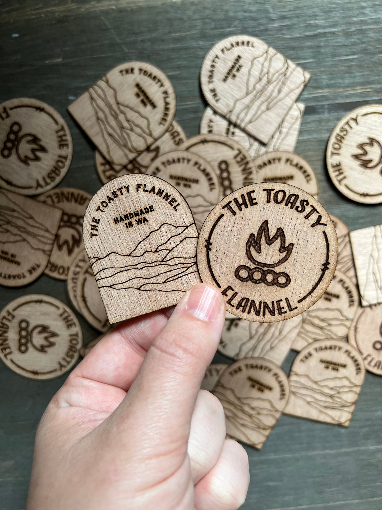 Custom Wood Stickers