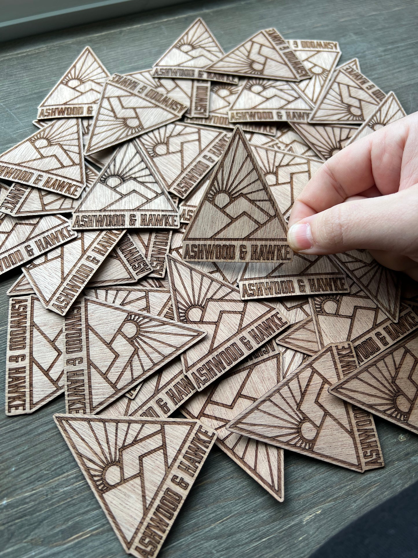 Custom Wood Stickers