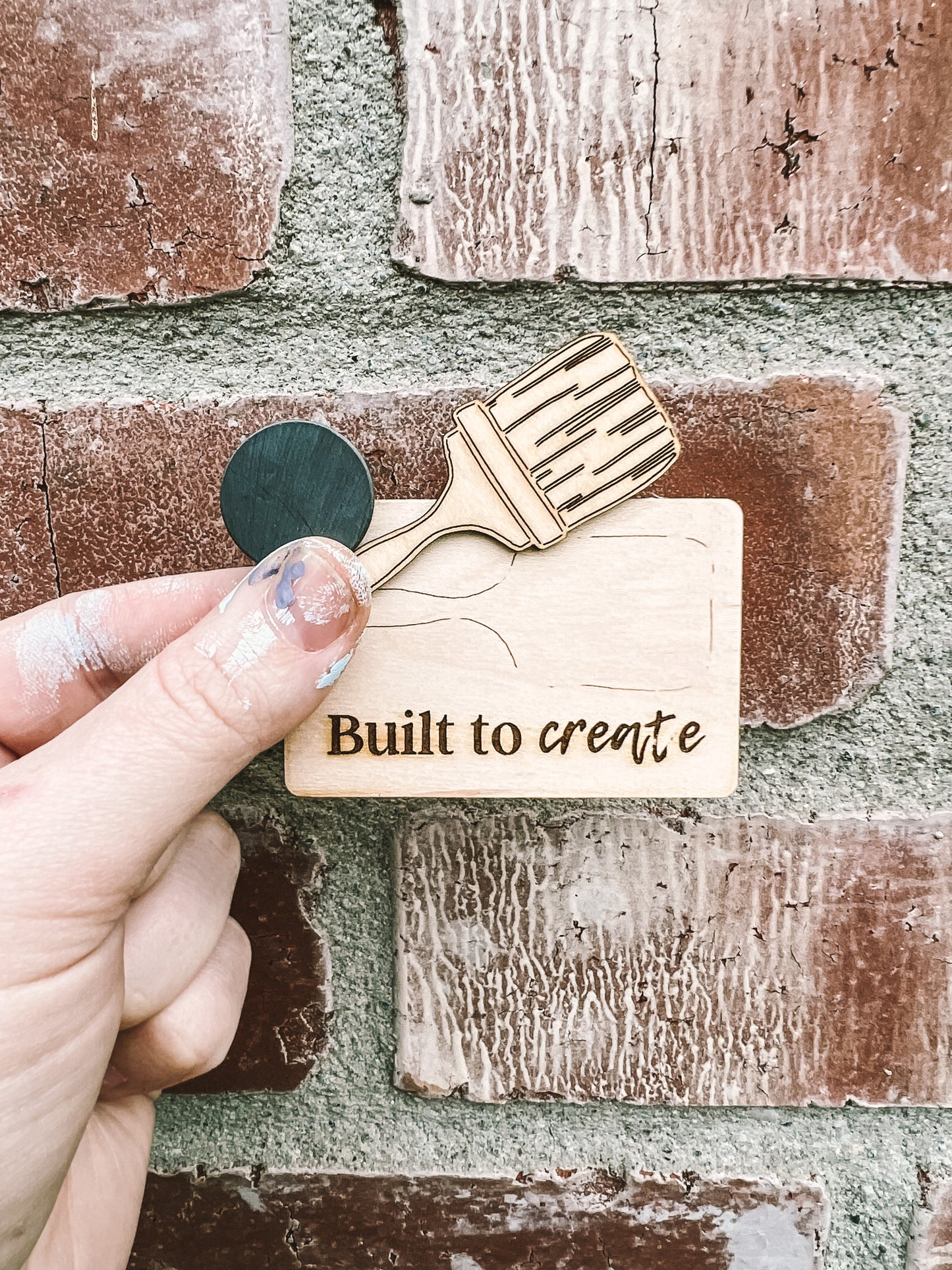 "Built To Create" Maker Magnet